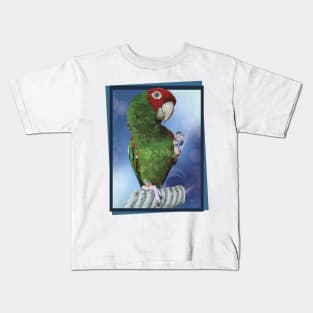 Red-masked Parakeet Kids T-Shirt